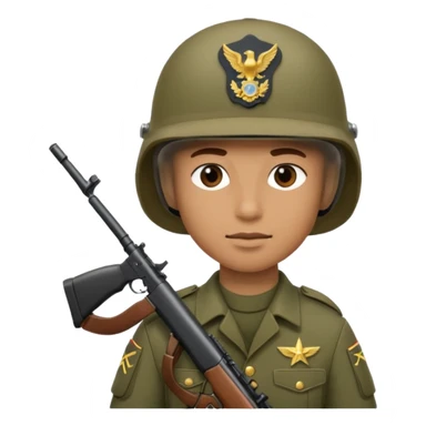 A soldier in war  sticker