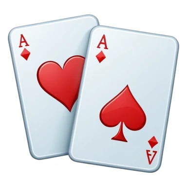 Generate a simple app logo for an app called "twoseven". It is a Poker app and the logo should be the corners of 2 poker cards next to each other - A 2 of Diamonds and a 7 of Clubs. sticker