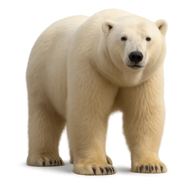 Polar bear sticker