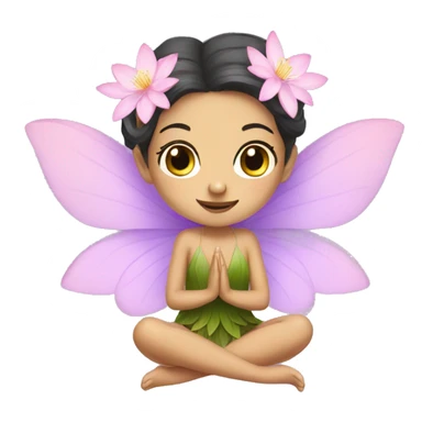 Lotus flower fairy  sticker