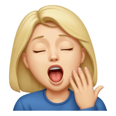 People Yawning without Hand sticker