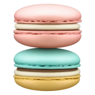 Pastel coloured macrons sticker