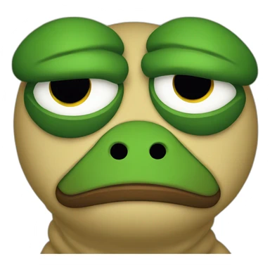 sad pepe sticker