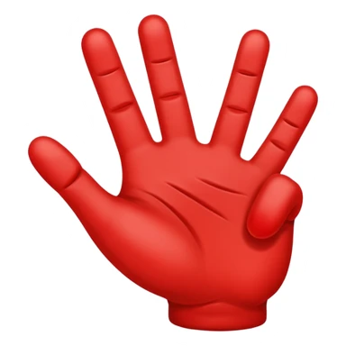 hand scratching sticker