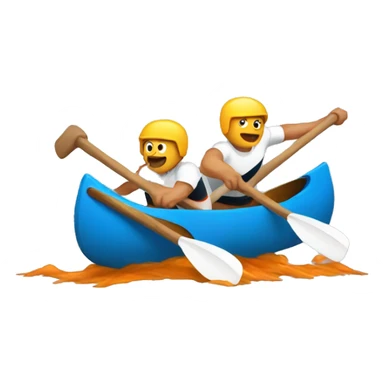 canoe sprint In a canoe sticker