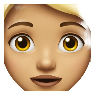 Smirk biting lip sticker