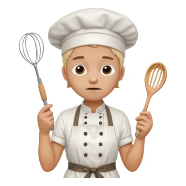 Cringe overworked pastry chef sticker