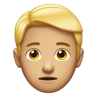 emoji that displays disappointment by cradling the forehead sticker