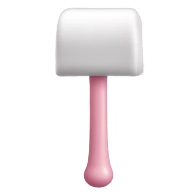Light pink handle light sticker