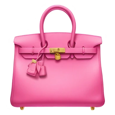 A pink birkin bag sticker
