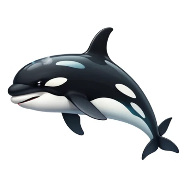 Smoking orca sticker