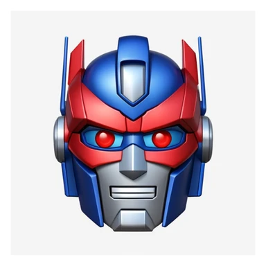 Make an emoji of optimus prime sticker