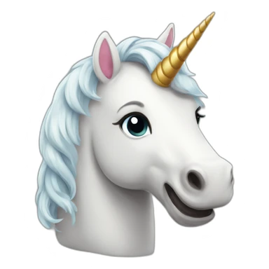 happy unicorn sticker