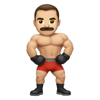 squat strongman sticker