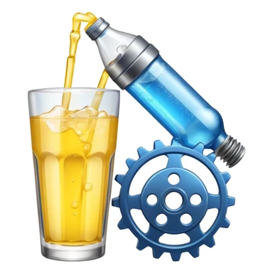 Soda juice electricity Gear sticker
