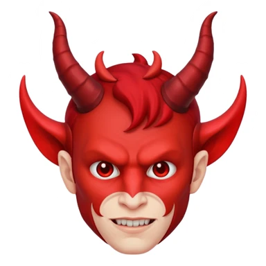 Ange diabolique homme sticker