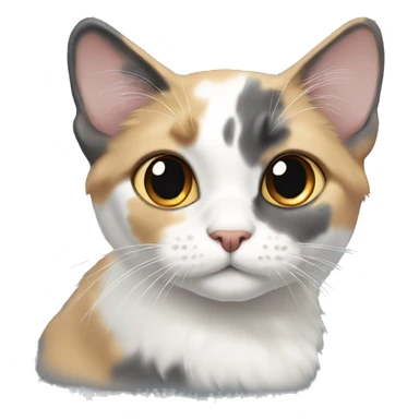 dilute calico sticker