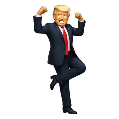 Dancing Donald Trump sticker