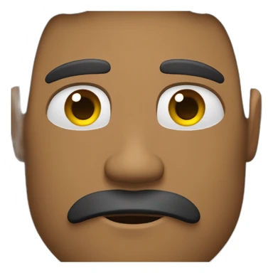 Persona masculina sin bigote, con perilla, de raza negra con rastas y muy musculada sticker