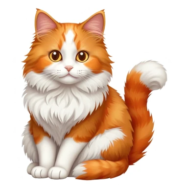 Calico cat with three colors sticker