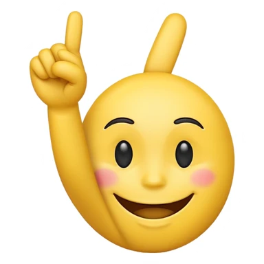 Emojis qui souris sans montrer ses dent et qui fait un fuck sticker