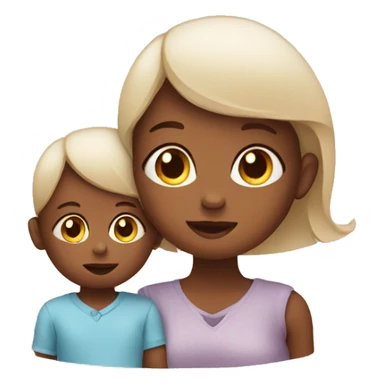 Baby and mom sticker