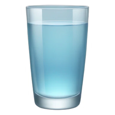 water glass sticker