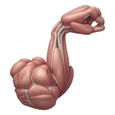 biceps muscle organ sticker
