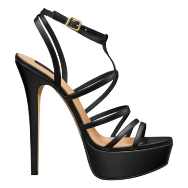 platform heel sandal, stiletto sticker