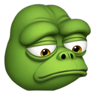 sad pepe sticker