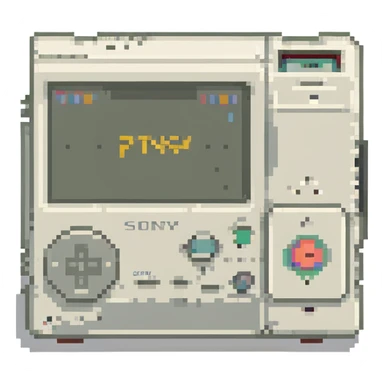 белый плеер Sony, no background sticker