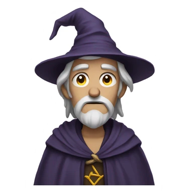 sad wizard looking at camera sad sad sad sticker