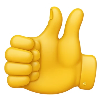 thumbs up emoji, positive gesture sticker