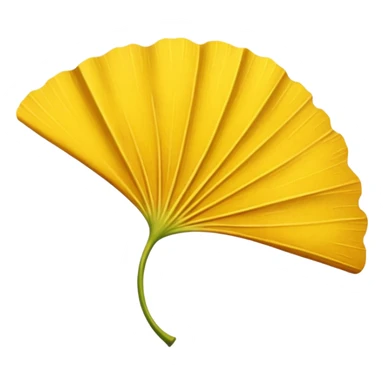 Ginkgo leaf, yellow, leaves sticker