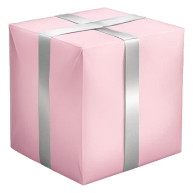 light pink package sticker