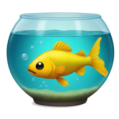 Fish bowl sticker
