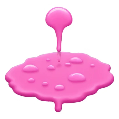 pink puddle  sticker