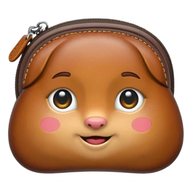 Coin purse – small  zipper or clasp. sticker