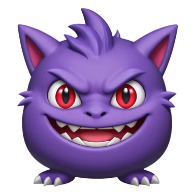 gengar chibi style sticker