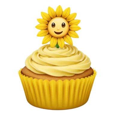sunflower cupcakes sticker