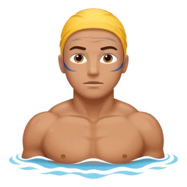 swimming athlete sticker