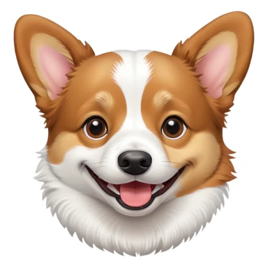 Jack Russel mixed corgi emoji sticker