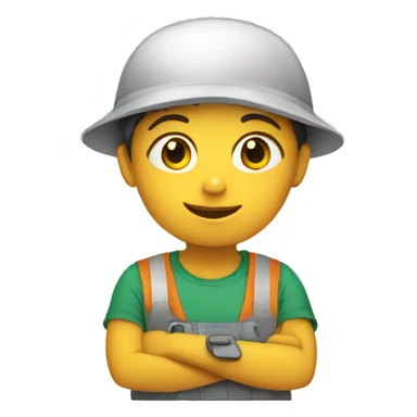 kids working sticker