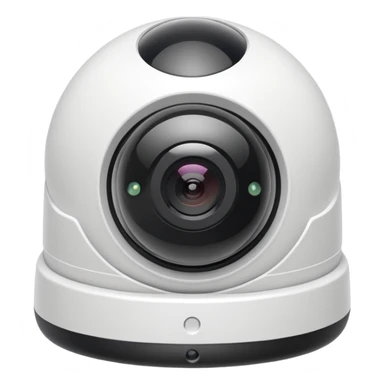 beyaz güvenlik kamerası sticker