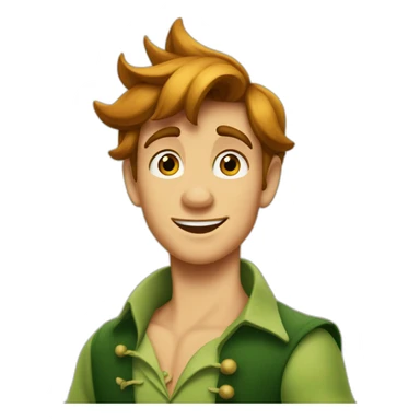 Disney bound peter pan  sticker