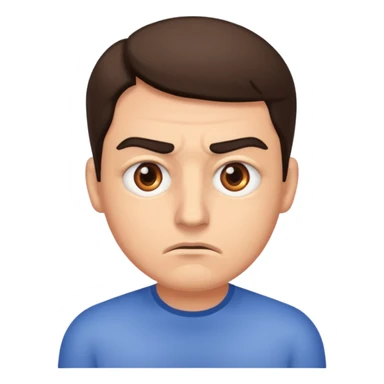 Annoyed guy eye twitch  sticker