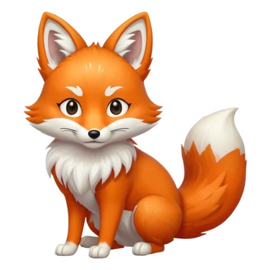 Make a kitsune fox sticker