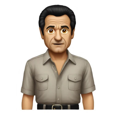 joe pesci black hair wearing shirt sticker
