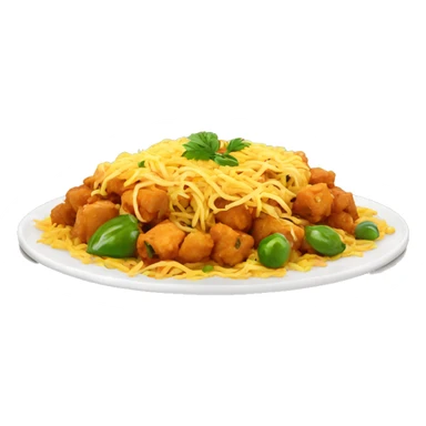 PAKISTANI FOOD ON A PLATE sticker