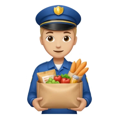 Food delivery sticker